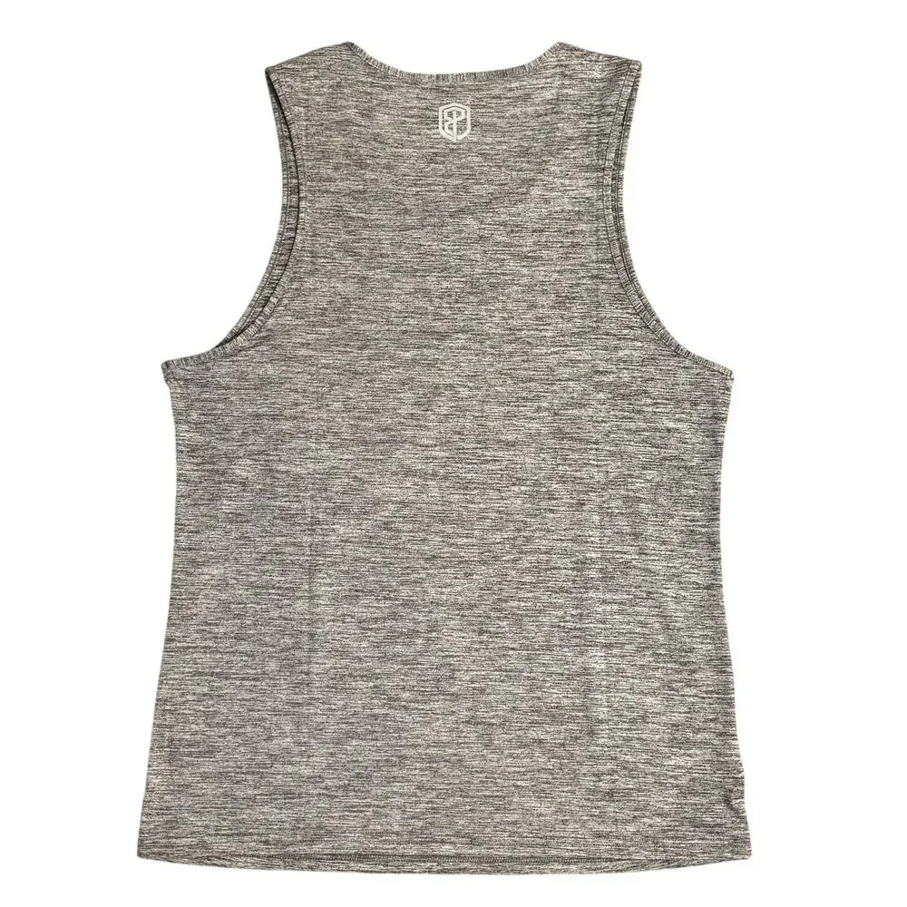 Born Primitive Athleisure Pocket Tank CrossFit Heather Gray Size Men’s Small